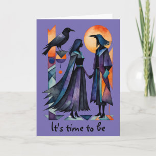 Modern Witches - an abstract artwork 1 - Fan Fun Card