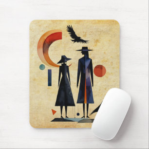 Modern Witches - an abstract artwork 2 - Fan Fun Mouse Pad