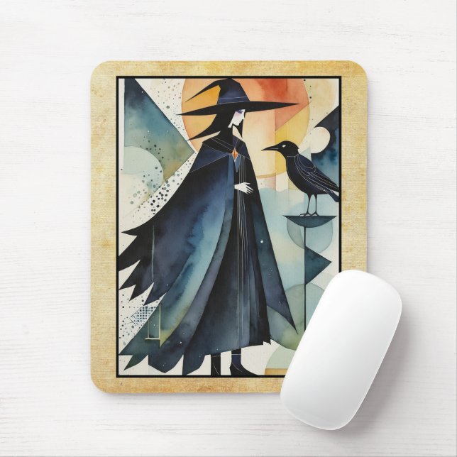 Modern Witches - an abstract artwork 3 - Fan Fun Mouse Pad (With Mouse)