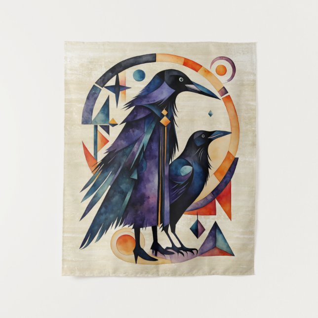 Modern Witches - an abstract artwork 4 - Fan Fun Tapestry (Front)