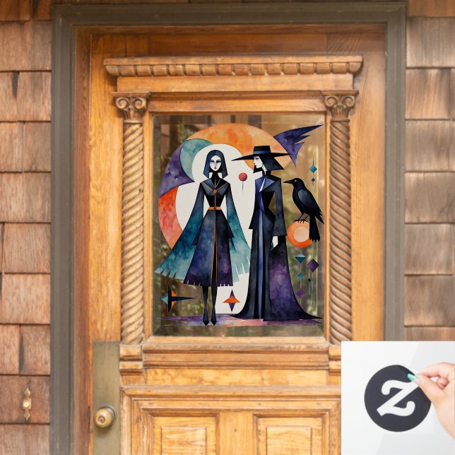 Modern Witches - an abstract artwork 5 - Fan Fun (Home Door)