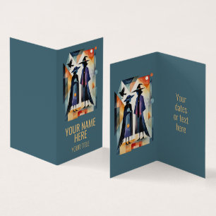 Modern Witches - an abstract artwork 6 - Fan Fun Business Card