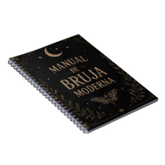 Modern Witch's Black Manual Notebook