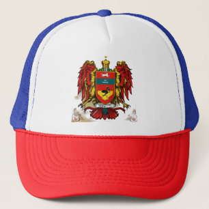 Modern Woiti Family Coat of Arms Trucker Hat