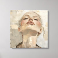 Modern Woman Portrait Painting Aesthetic