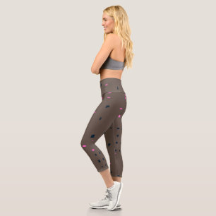 Modern Women Brown Capri Leggings
