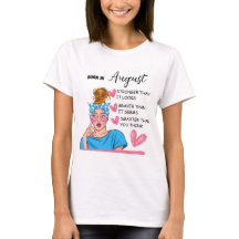 Modern women T-Shirt with smart message 😊