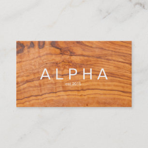 Modern Wood Grain Background Design Business Card