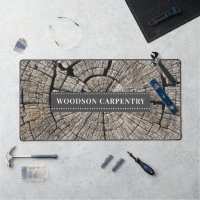 Modern Wood Grain Carpenter Woodworker Business