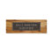 Modern Wood Grain Student Graduation Name Card
