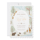 Modern Woodland Animals Baby Shower