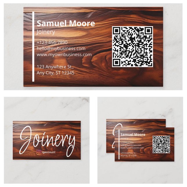Modern Woodworking Cocobolo Wood Templates Business Card (Modern Woodworking Cocobolo Wood Templates Business Card
)