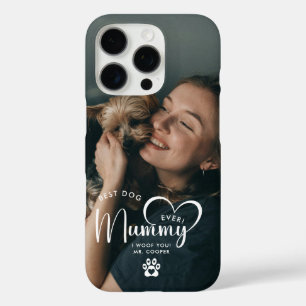 Modern World's Best Dog Mummy Gift Photo iPhone 16 Pro Case
