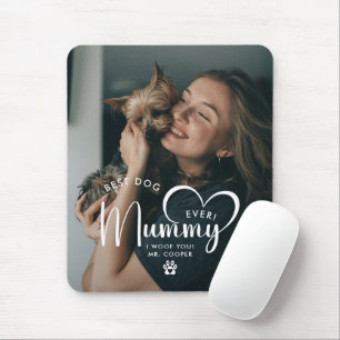 Modern World's Best Dog Mummy Gift Photo Mouse Pad