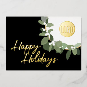 Modern Wreath Corporate Logo Gold