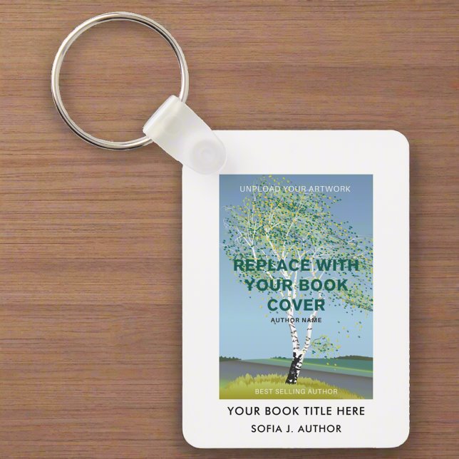 Modern Writer Book Signing l Book Cover Promotion  Key Ring (Creator Uploaded)