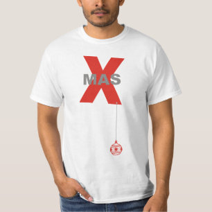 Modern Xmas with Christmas Tree Ornament T-Shirt