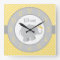 Modern Yellow and Grey Elephant Custom Monogram