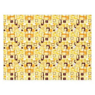 Modern Yellow & black abstract style Tablecloth