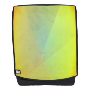 Modern Yellow Geometric Gradation Backpack