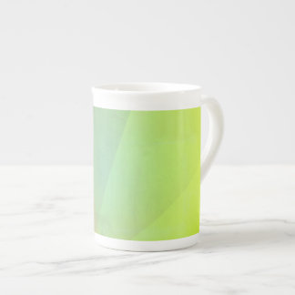 Modern Yellow Geometric Gradation Bone China Mug