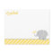 Modern Yellow Grey Elephant Baby Shower