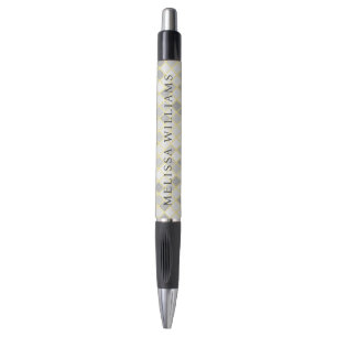 Modern Yellow & Grey Geometric Business Logo Pen