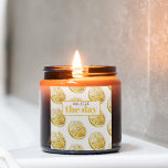 Modern Yellow Lemons Pattern & Squeeze The Day Square Sticker<br><div class="desc">Modern Yellow Lemons Pattern & Squeeze The Day</div>