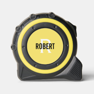 Modern yellow monogram mens name 1