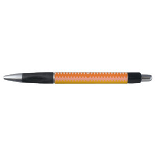 Modern Yellow, Orange & White Zig Zag Pattern