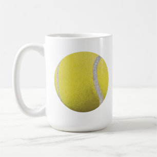 Modern Yellow Tennis Ball Coffee Mug