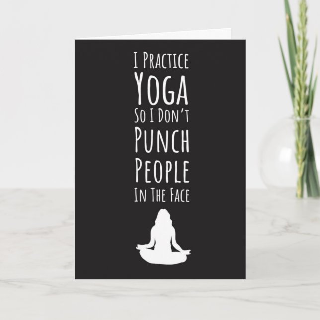 Modern Yoga Cards For Her Meditation (Front)