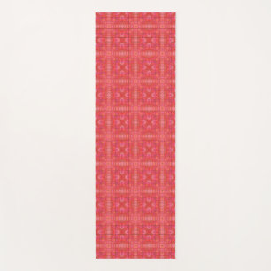 Modern Yoga Mat with Bold Red Triangles