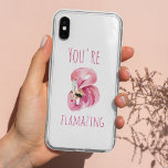 Modern You Are Flamazing Beauty Pink Flamingo Case-Mate iPhone Case<br><div class="desc">Modern You Are Flamazing Beauty Pink Flamingo</div>