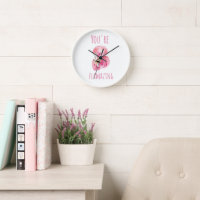 Modern You Are Flamazing Beauty Pink Flamingo