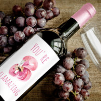 Modern You Are Flamazing Beauty Pink Flamingo