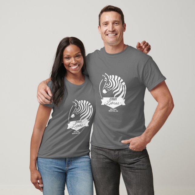 Modern Zebra Adult Unisex T-Shirt (Unisex)