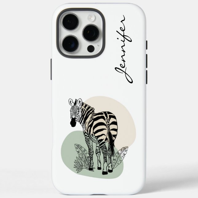 Modern Zebra iPhone Case-Mate iPhone Case (Back)