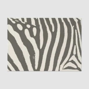 Modern Zebra Stripe Animal Print Pattern Tissue Paper
