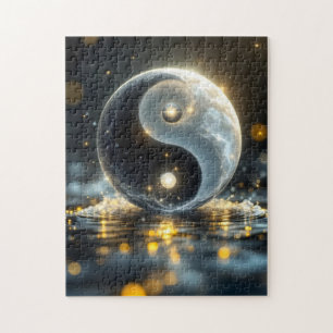 Modern Zen Yin and Yang vibes  Jigsaw Puzzle