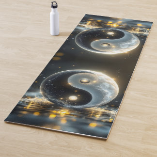 Modern Zen Yin and Yang vibes Yoga Mat