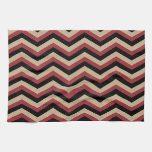 Modern Zig Zag Pattern Tea Towel