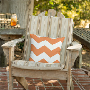 Modern ZigZag Chevron Pattern Design Pillow