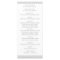 Modern Zigzag Pattern Wedding Program