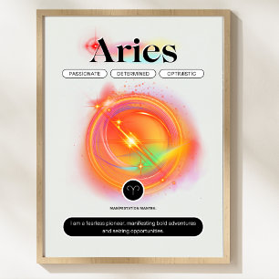 Modern Zodiac Sign ARIES Quote   Element Fire