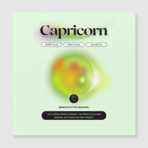 Modern Zodiac Sign Capricorn Quote Earth Element