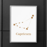 Modern Zodiac Sign Gold Capricorn | Element Earth<br><div class="desc">Modern Zodiac Sign Gold Capricorn | Element Earth</div>