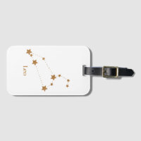 Modern Zodiac Sign Gold Leo | Element Fire