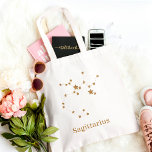 Modern Zodiac Sign Gold Sagittarius| Element  Fire Tote Bag<br><div class="desc">Modern Zodiac Sign Gold Sagittarius| Element  Fire</div>