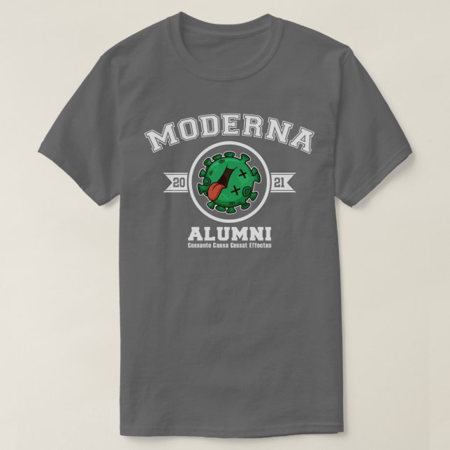 Moderna Alumni For Dark Shirts (Design Front)